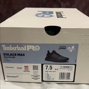 Timberland PRO Solace Max Black Athletic Shoes Healthcare